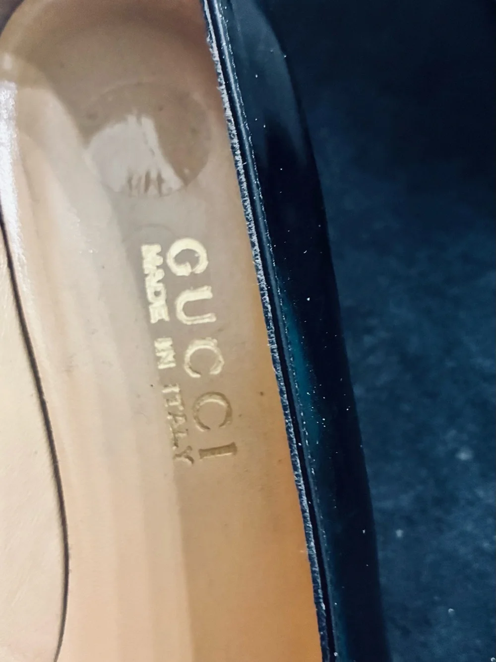 Gucci Black Leather Horsebit Loafers with Gold Hardware - Picture 2 of 8